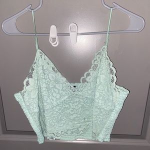 Lace Bralette Top with Stretch Back